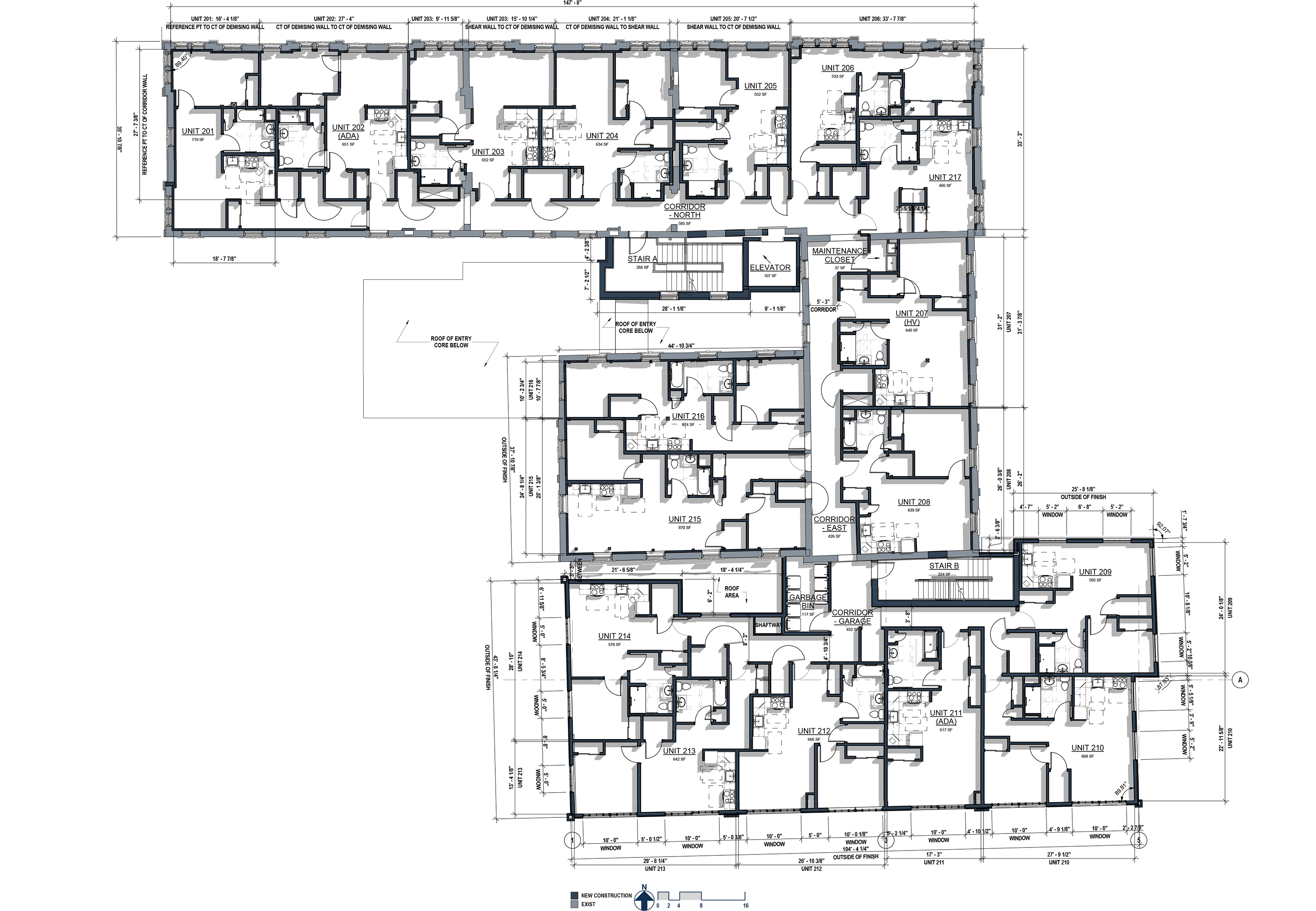 Huntington Apartment lst Floor Plan