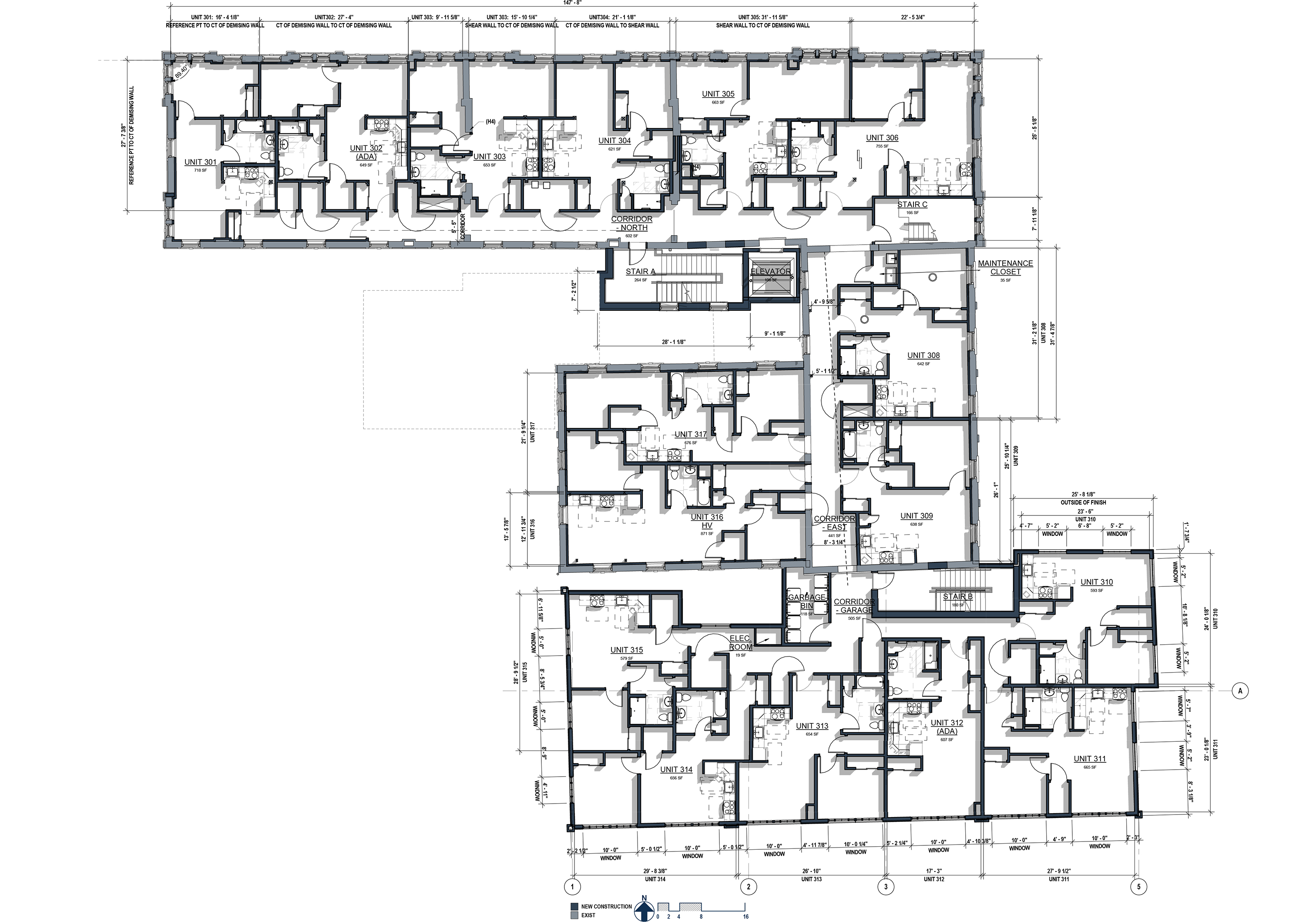 Huntington Apartment lst Floor Plan