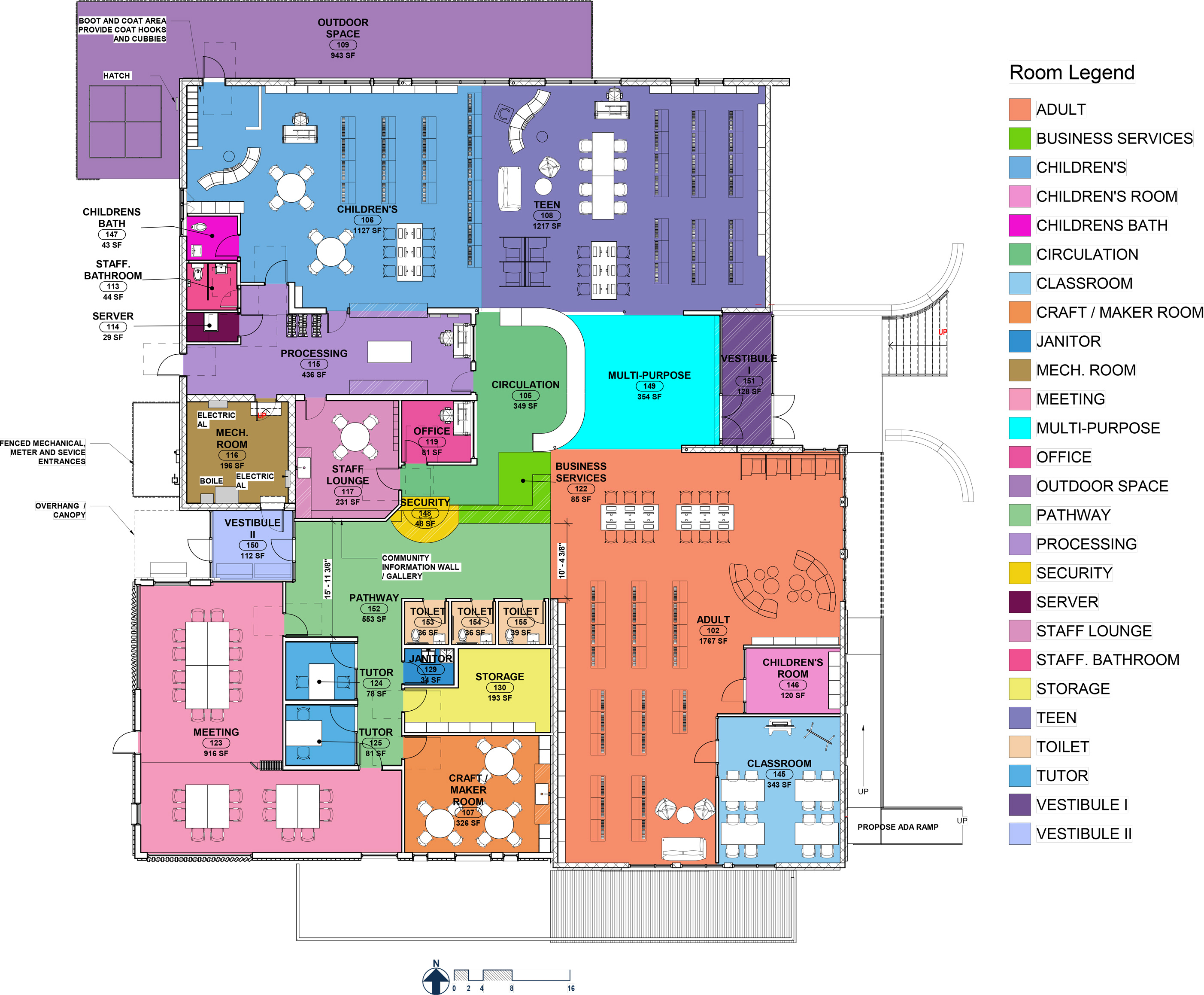 Huntington Apartment lst Floor Plan